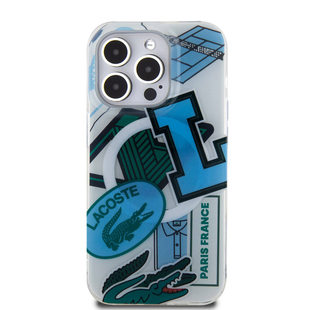 Lacoste iPhone 15 Pro Orjinal Lisanslı Magsafe Şarj Özellikli Çift Katmanlı Yamalar Desenli Telefon Kılıfı - 3 Lacoste iPhone 15 Pro Orjinal Lisanslı Magsafe Şarj Özellikli Çift Katmanlı Yamalar Desenli Telefon Kılıfı - 3
